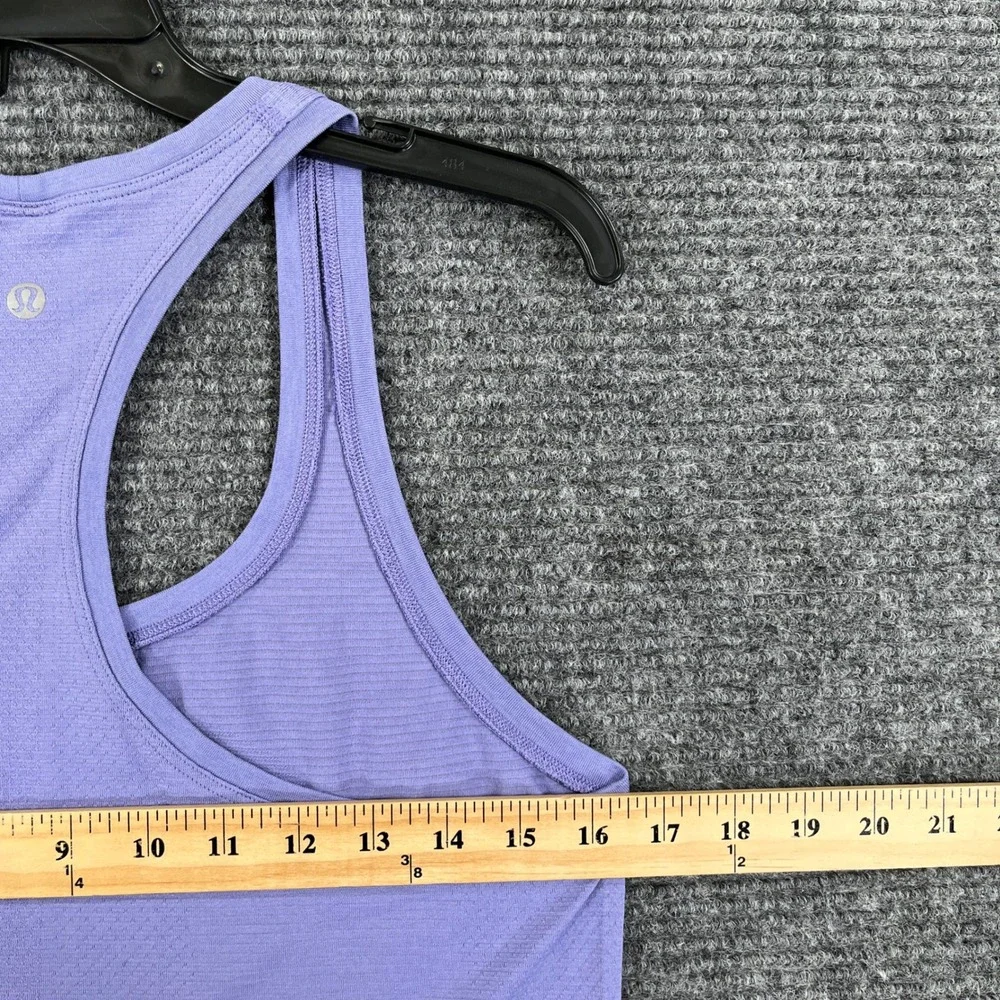 Lululemon Swiftly Tech Tank Top Womens 8 Lavender Racerback Seamless Workout